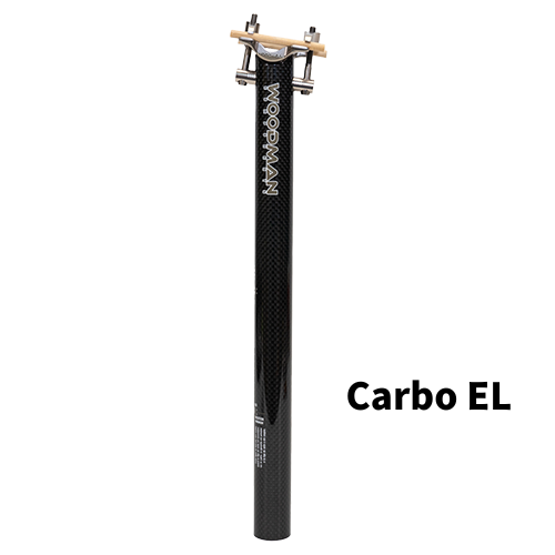 Carbo EL カーボンシートポスト φ27.2/φ30.9/φ31.6/250mm/350mm/400mm/最軽量/オフセットゼロ