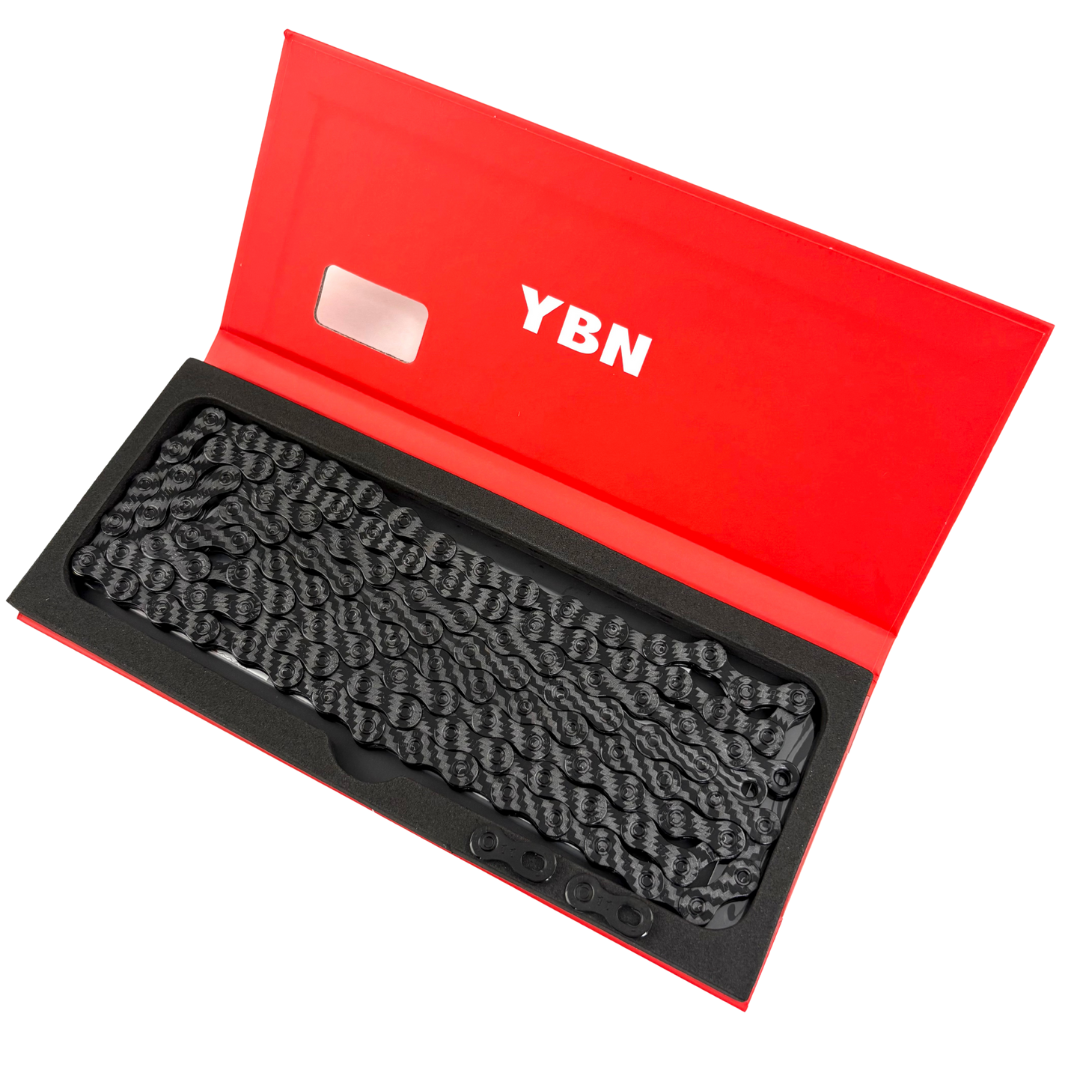 YBN(ヤーバン)SLA110 CFT カーボンパターンチェーン 11速 120Links