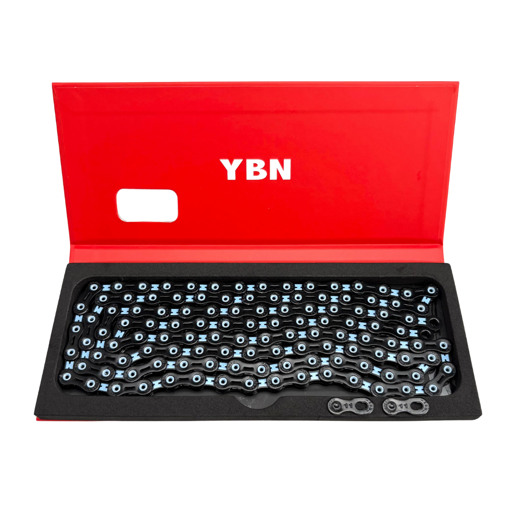 YBN(ヤーバン)S11 ブラックダイヤモンドチェーン 11速 120Links 1/2"x11/128"