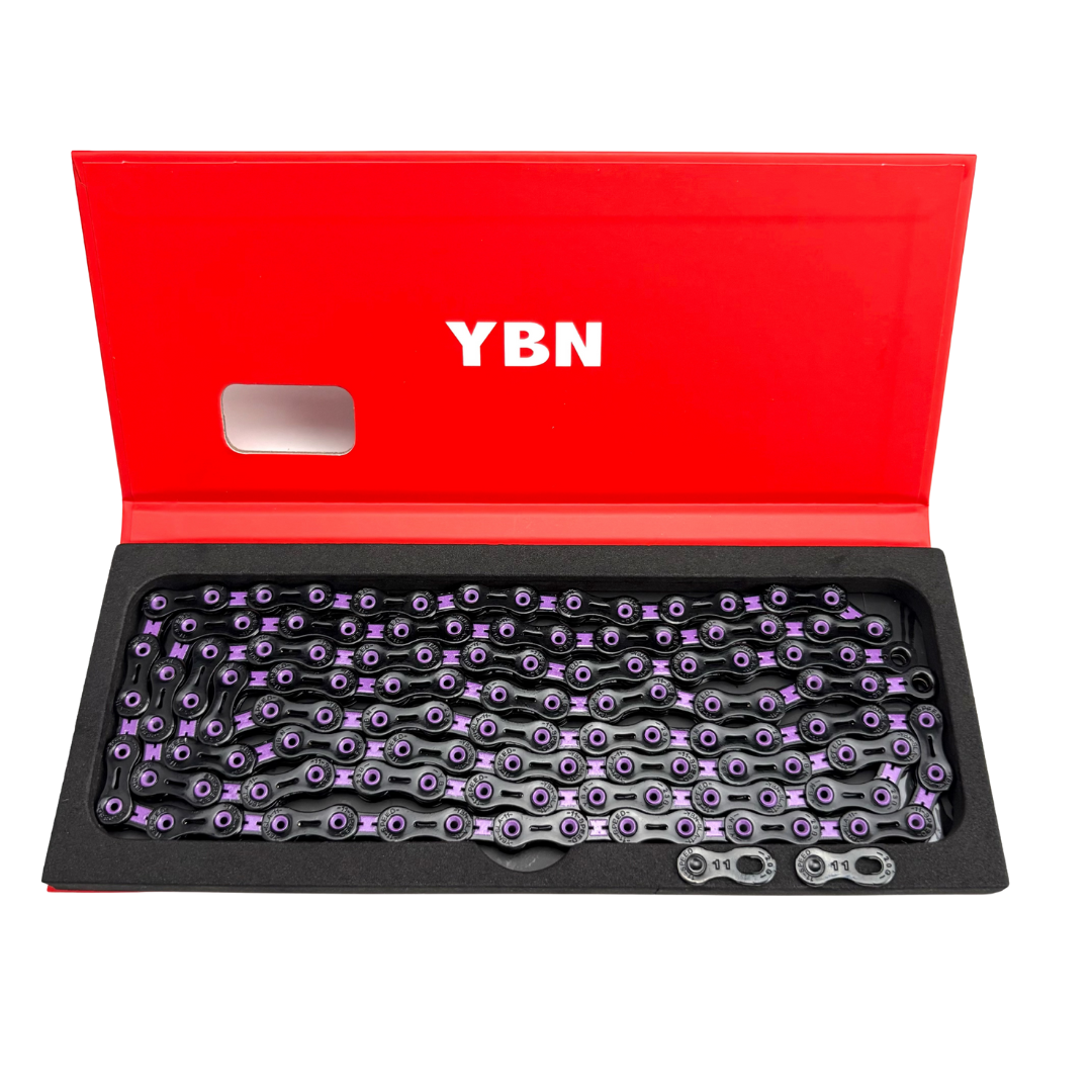 YBN(ヤーバン)S11 ブラックダイヤモンドチェーン 11速 120Links 1/2"x11/128"