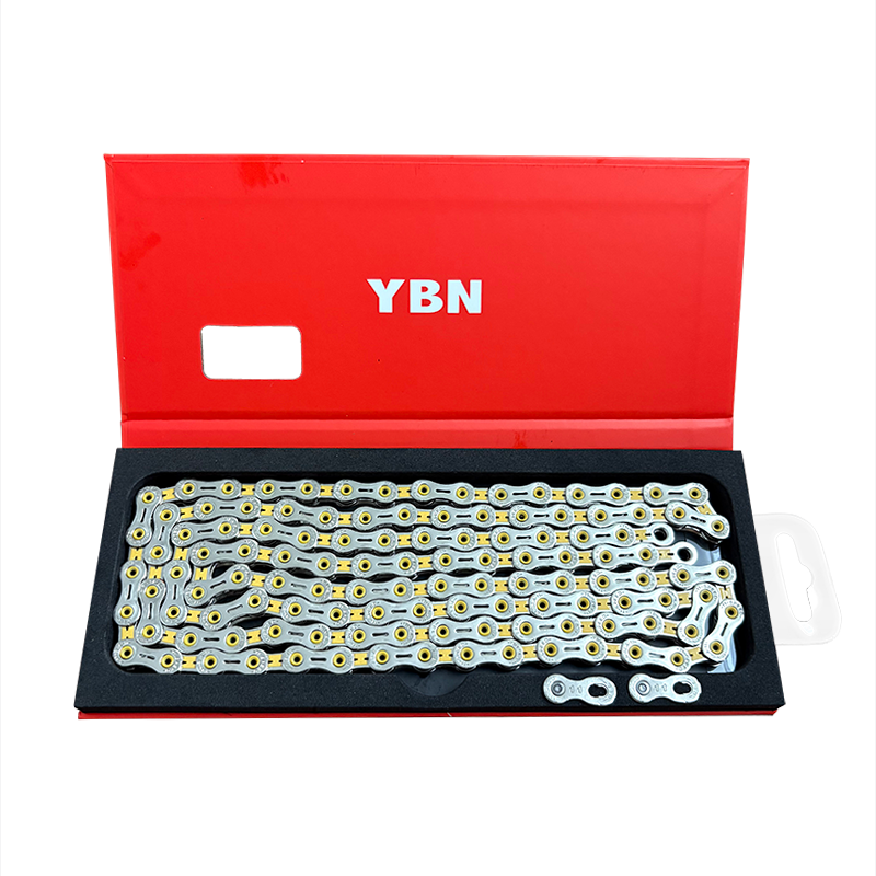 YBN(ヤーバン)SLA110 シルバーダイヤモンドチェーン 11速 120Links 1/2"x11/128"