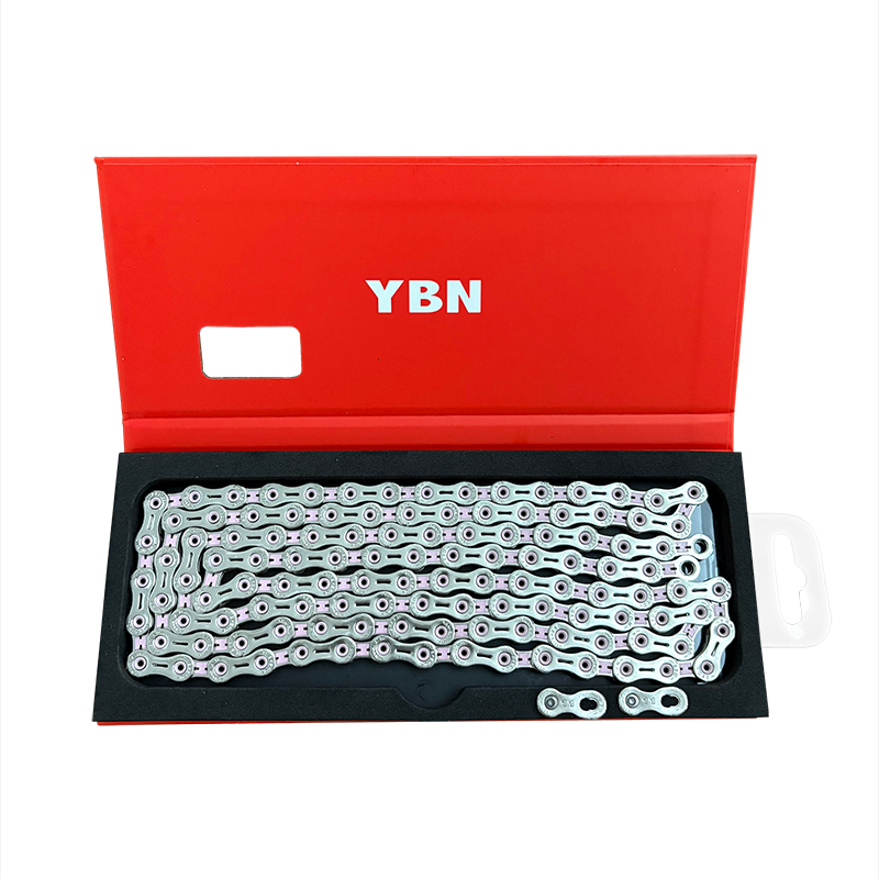 YBN(ヤーバン)SLA110 シルバーダイヤモンドチェーン 11速 120Links 1/2"x11/128"