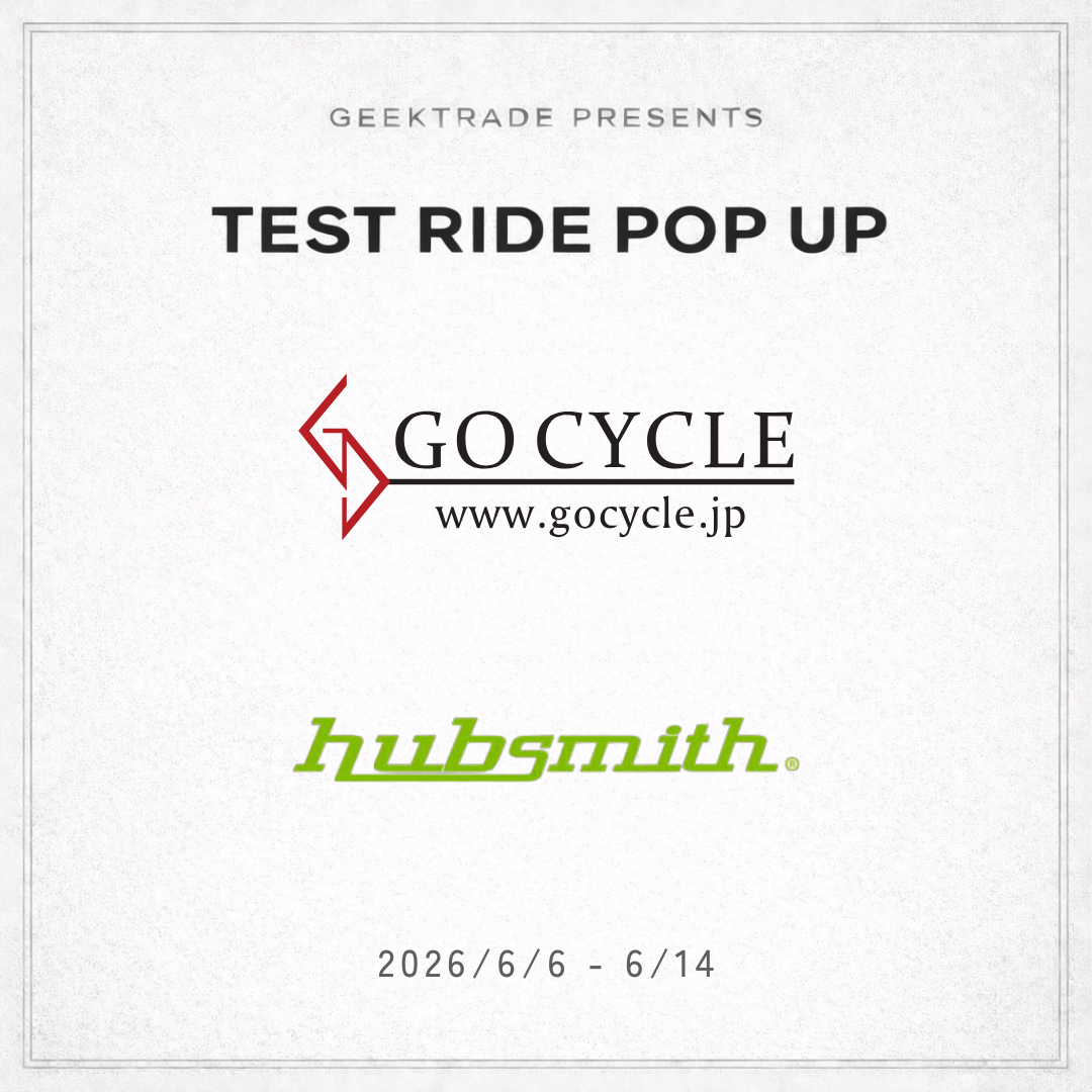 【hubsmith】TEST RIDE POP UP @ GO CYCLE