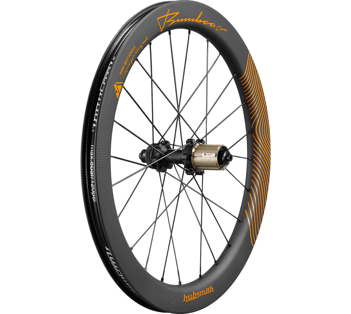 hubsmith（ハブスミス）HS-Bumbee C406 Ratchet 11SP BROMPTON G LINE用 11速 406 (20")カーボンホイールセット