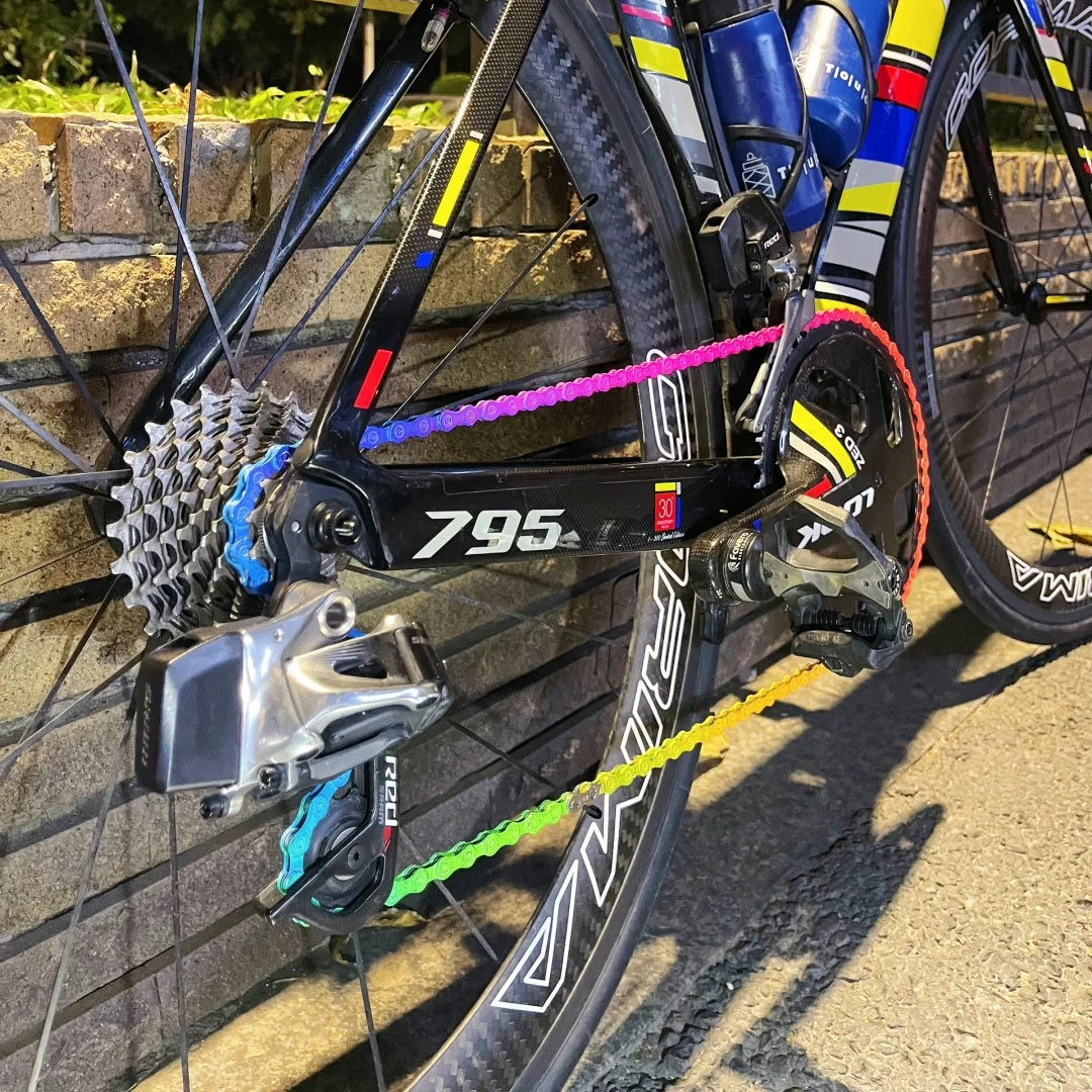 YBN（ヤーバン）S11 レインボーチェーン 11速 120Links 1/2"x11/128"
