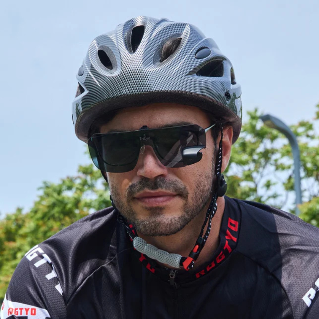 TriEye（トライアイ）クリップオン 偏光レンズ リアミラー搭載