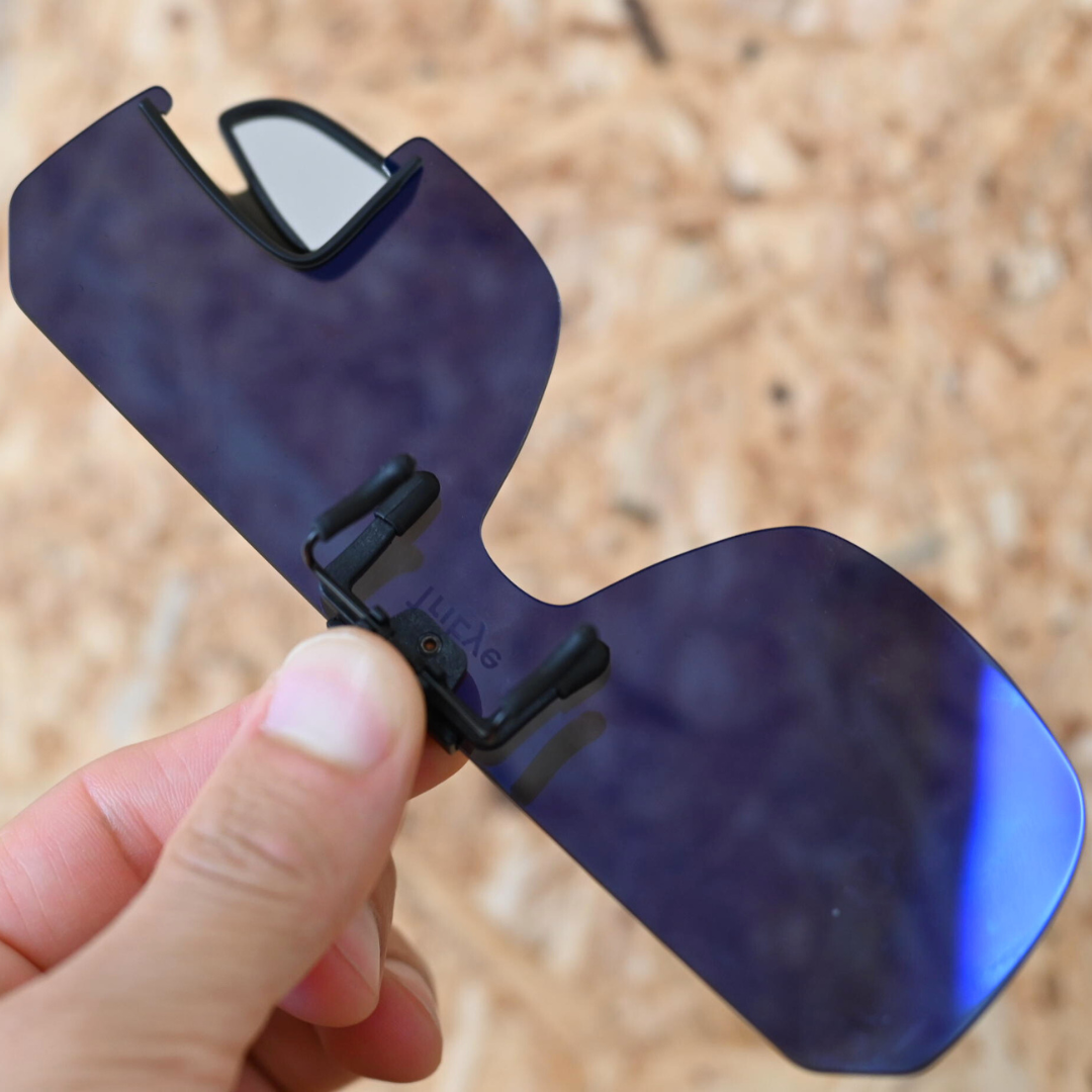 TriEye（トライアイ）クリップオン 偏光レンズ リアミラー搭載