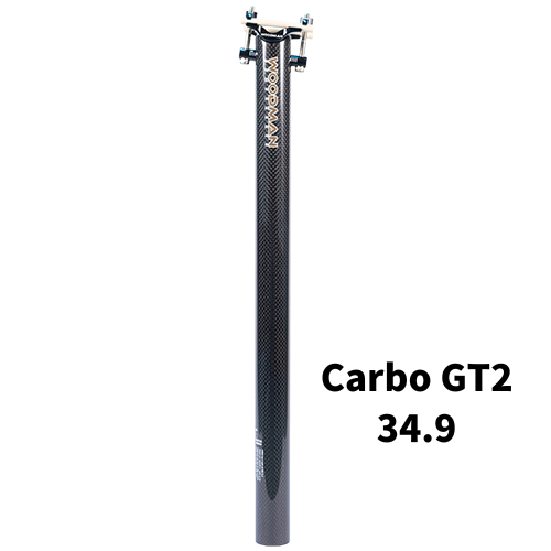 Carbo GT2 カーボンシートポスト φ34.9/450mm/クロモリボルト/軽量/オフセットゼロ