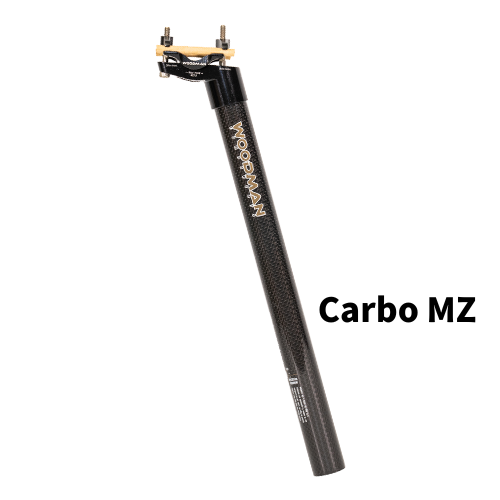 Carbo MZ カーボンシートポスト φ27.2/φ30.9/φ31.6/250mm/350mm/400mm/オフセット25mm