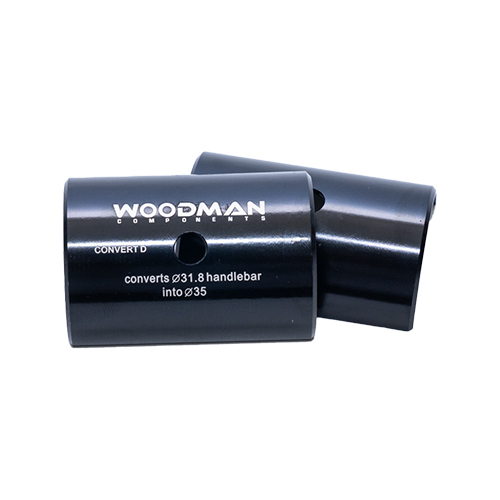 WOODMAN ハンドルバーコンバーター D （φ31.8→φ35mm）