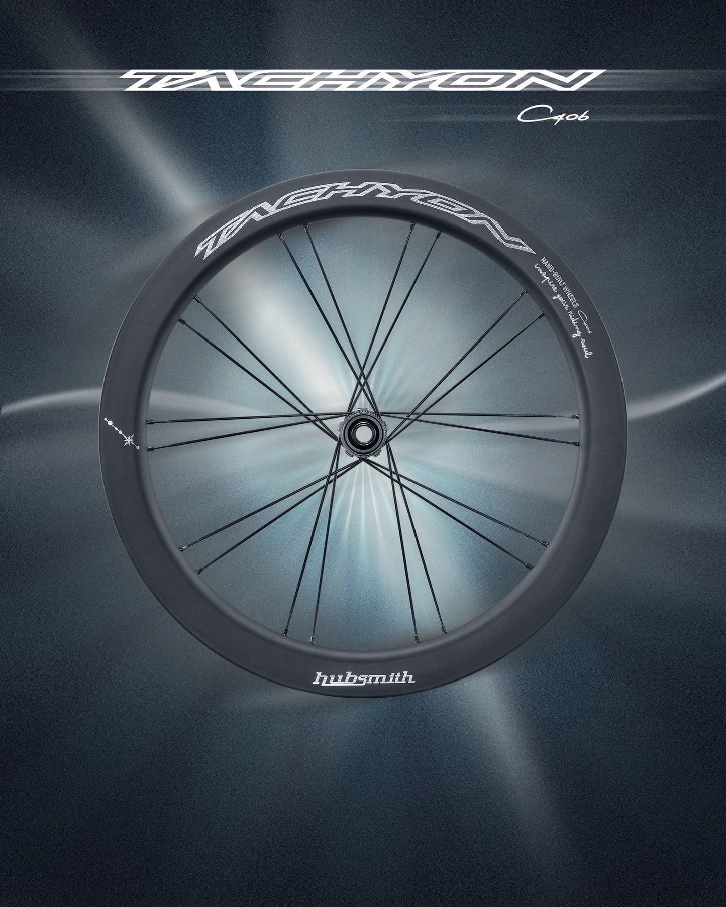 hubsmith（ハブスミス）HS-Tachyon C406 RATCHET Birdy R20用 11速 406 (20")  カーボンホイールセット
