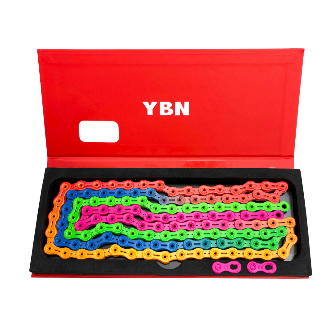 YBN（ヤーバン）S11 レインボーチェーン 11速 120Links 1/2"x11/128"