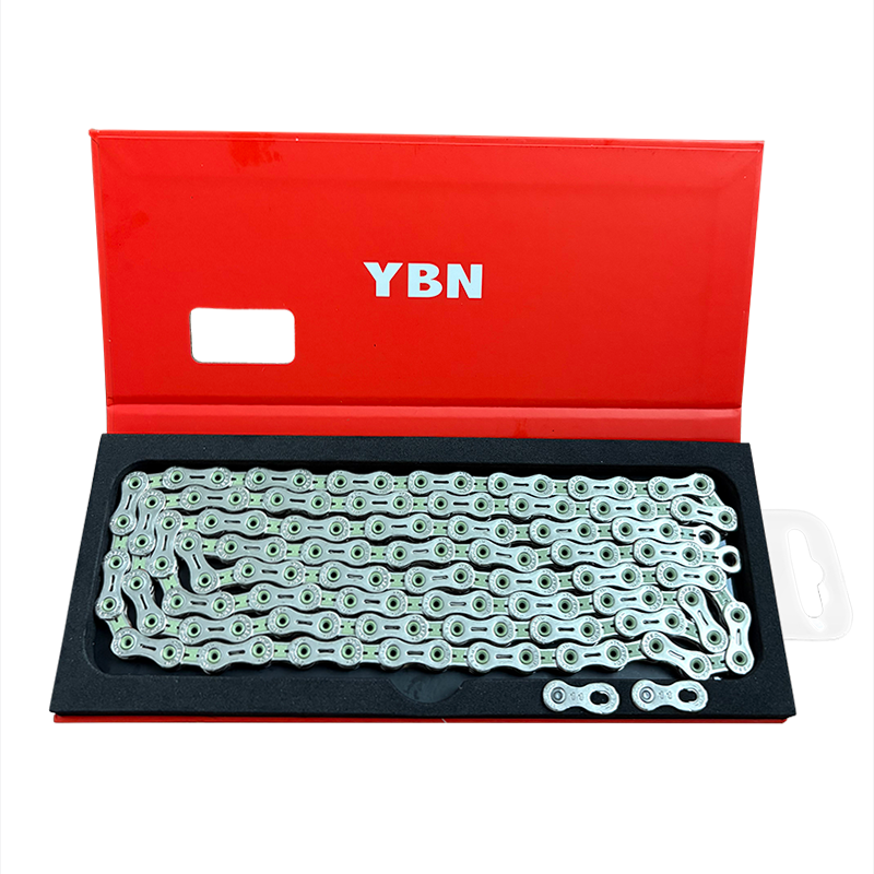 YBN（ヤーバン）SLA110 シルバーダイヤモンドチェーン 11速 120Links 1/2"x11/128"