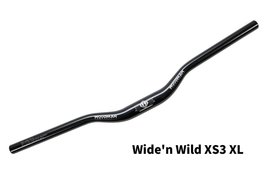 Wide'n Wild XS3 XL ライザーハンドルバー φ31.8/630mm/3°