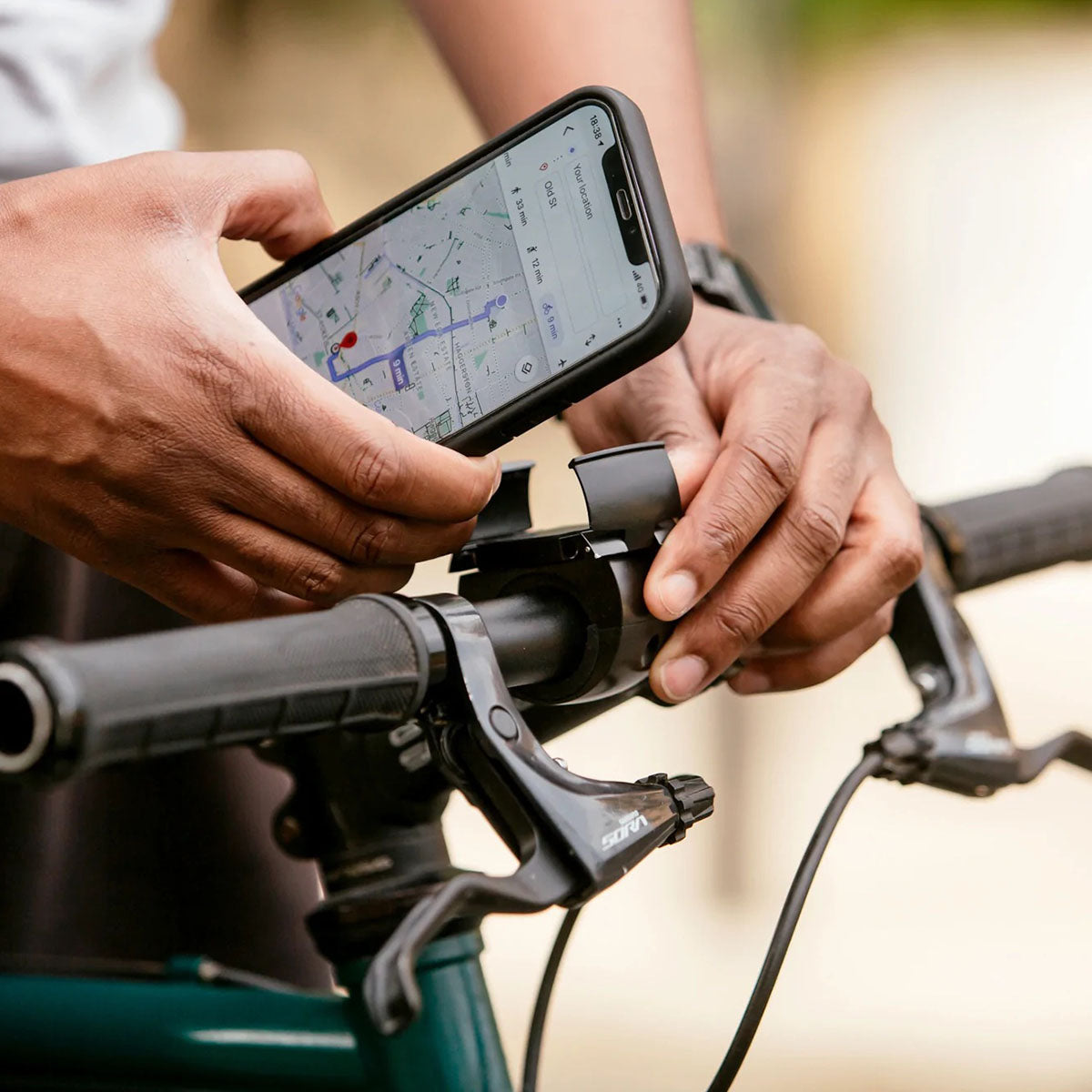 自転車用スマホホルダー